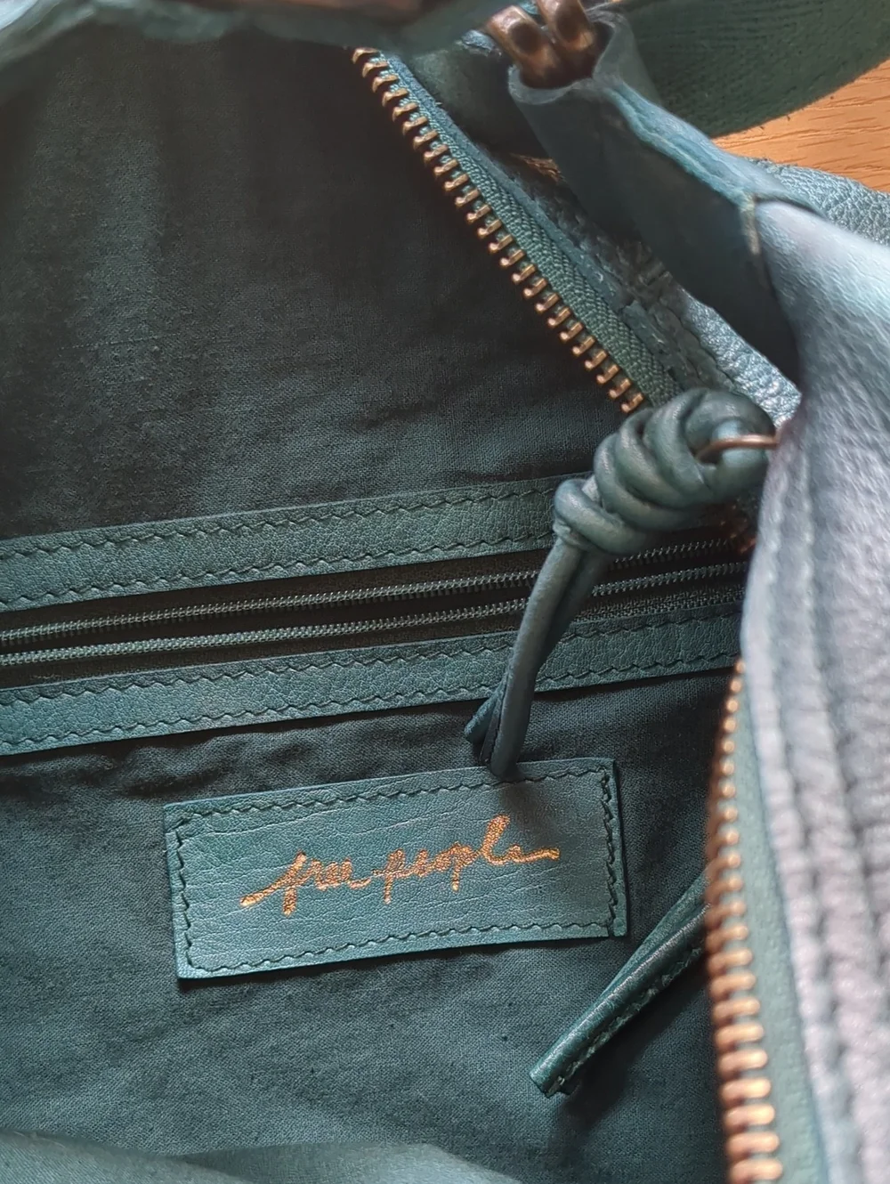 Free People Brixie Convertible Tote Backpack In Evergreen Color - Picture 7 of 12